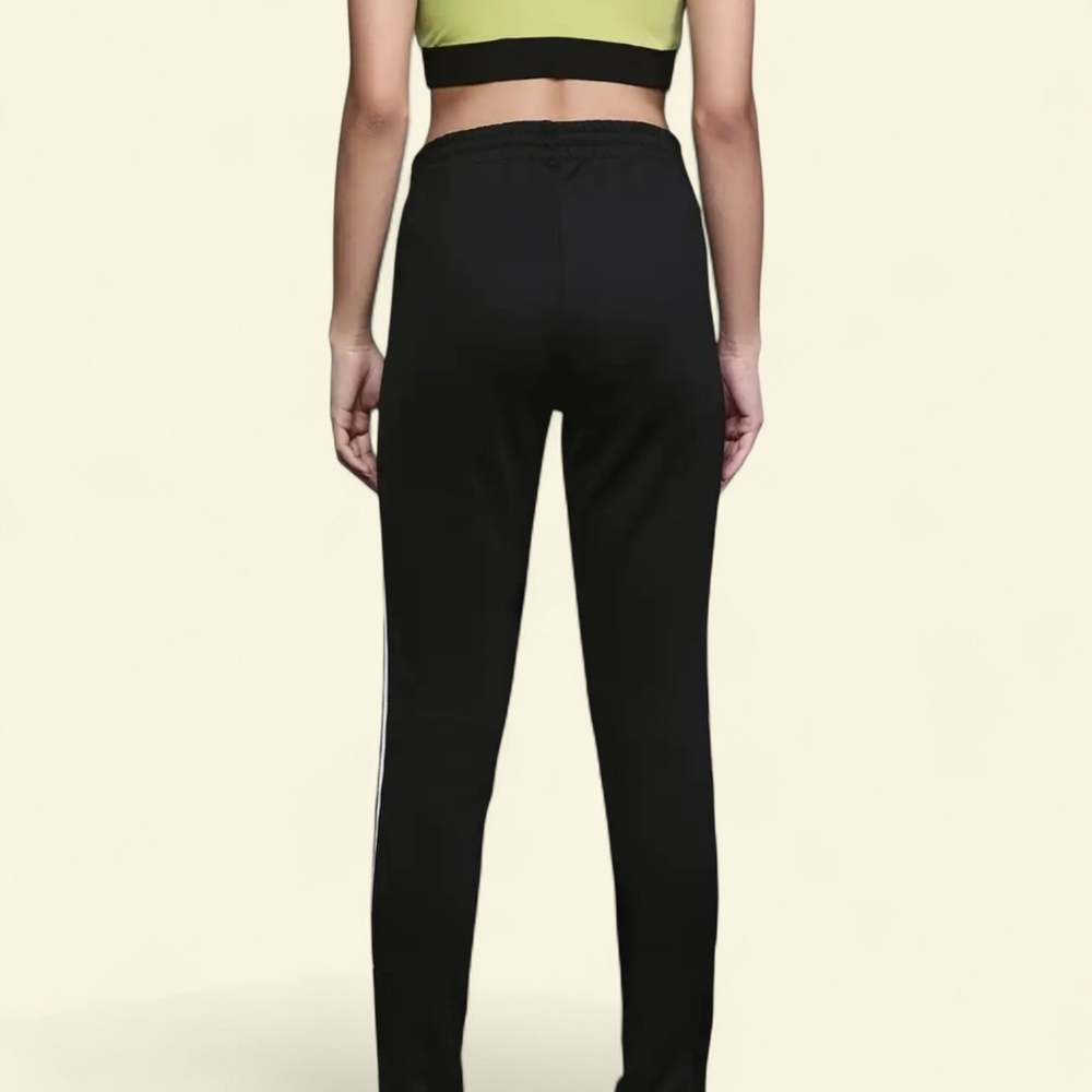 adidas Black and White Track Pants - Picture 2 of 12